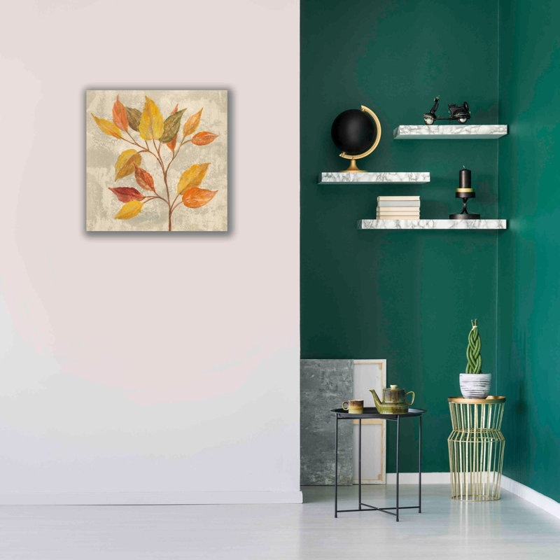 «August Leaves II» par Silvia Vassileva, art mural sur toile, H 26 po x l 26 po x P 1,5 po
