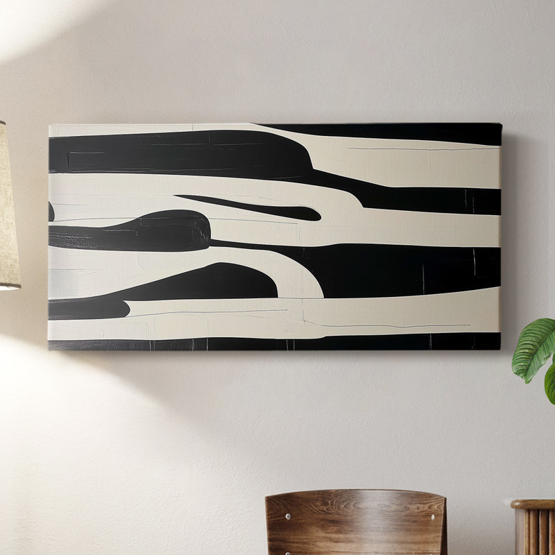 Abstract Series 8 # III-Gallery, toile tendue, H 16 po x l 32 po
