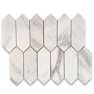 Calacatta 12" x 9" Marble Mosaic Tile
