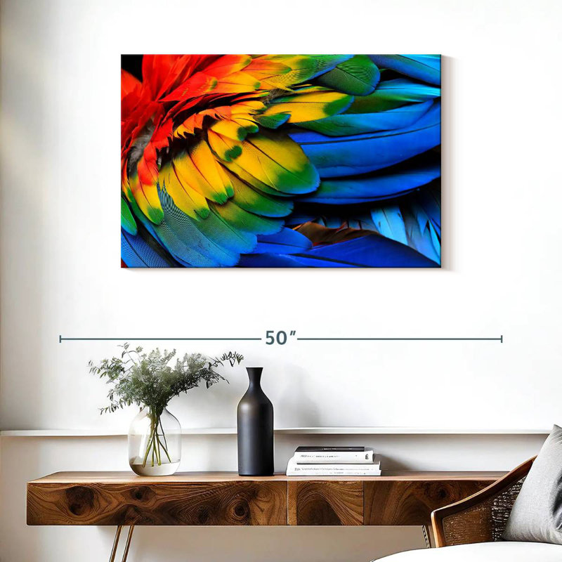 Rainbow Feathered Macaw