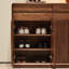 Armoire à chaussures en bois massif