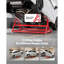 Lève-personne portatif, capacité de 4 400 lb, levage rapide en acier robuste avec hauteur maximale de 23 po, largeur et roues réglables, levage manuel pour les voitures, les VUS compacts, les mini-camions, les garages et les garages