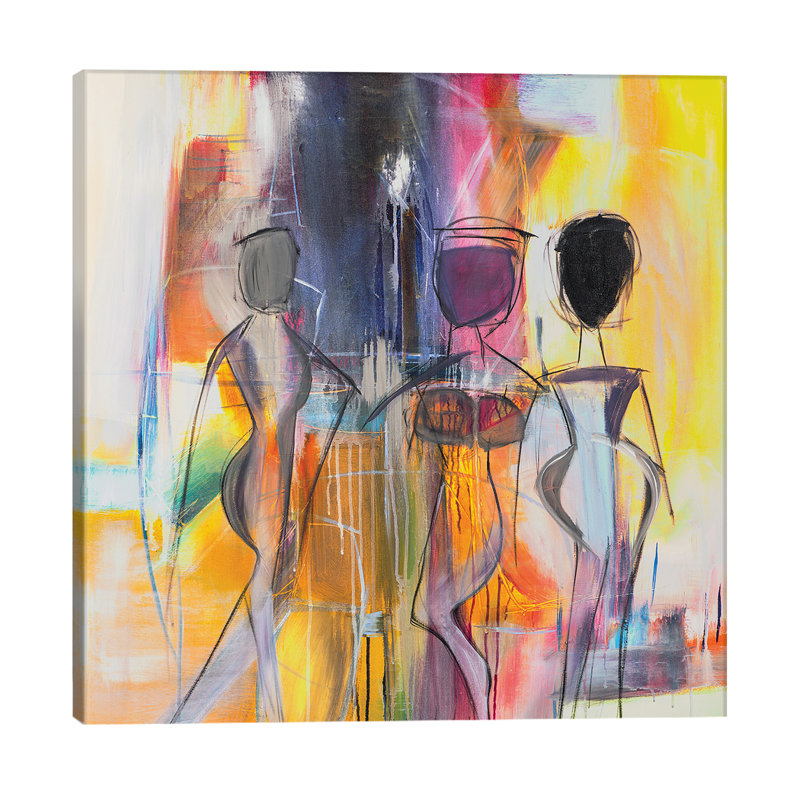 Bosa Nova 1 Piece Wrapped Canvas Painting, 93.98 cm H x 93.98 cm W x 1.91 cm D