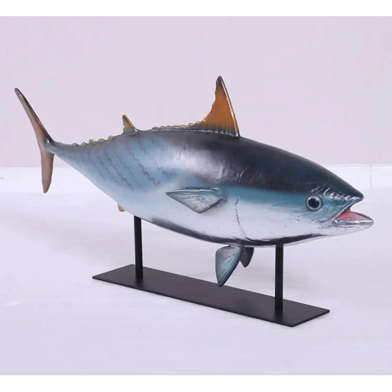 Mackerel Tuna Fish on Base Statue