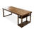Walnut Rectangular Solid Wood Writing desk-1948909662