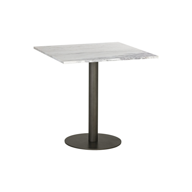 Square Marble Dining Table, 30”H x 30”L x 30”W