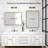 24X32 Inch  Metal Framed Rectangular Bathrrom Mirror For Wall-855516052-855516055