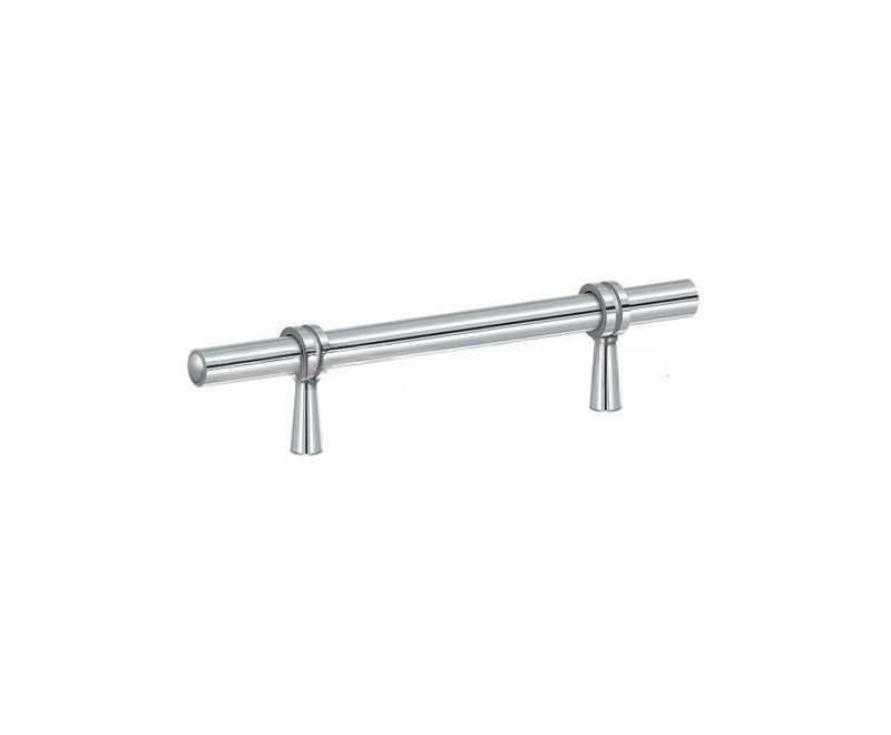 Deltana P311U26 Adjustable Pull 6-1/2"; Bright Chrome Finish, Bright Chrome