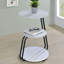 Table d'appoint ronde à 3 niveaux Dixon