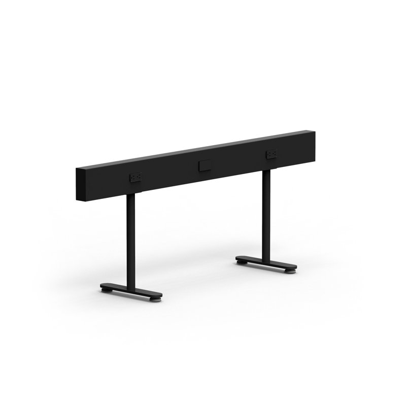 Rail électrique pour rampe (relevage), H 23,5 po x l 100 po x P 14,5 po, Noir