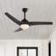 Ventilateur de plafond à 52 pales 52 po avec télécommande et ensemble d'éclairage inclus Clorice-545151790