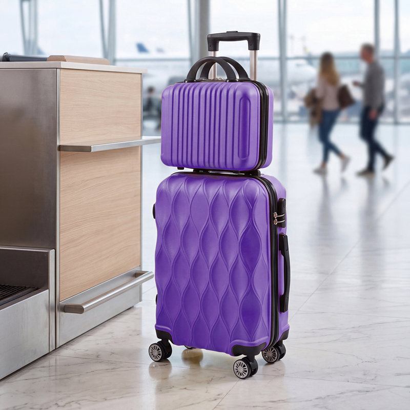 ABS；Iron Makeup Organiser, Purple