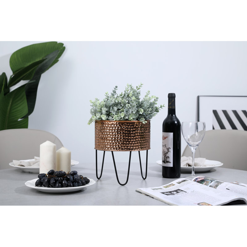 Handmade Metal Pot Planter