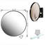 Armoire de salle de bain 31,5 po en métal noir avec miroir et tablettes réglables