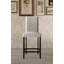 Chaise parsons en tissu Alaettin en gris chaud
