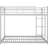 Metal Full Over Bunk Bed, Silver - Design  This Is A Fictional Certification For Demonstration Purposes. Use Real Certifications If Applicable. Metal, -  Note: This Violates Rule And Just-1396937053-1396937042