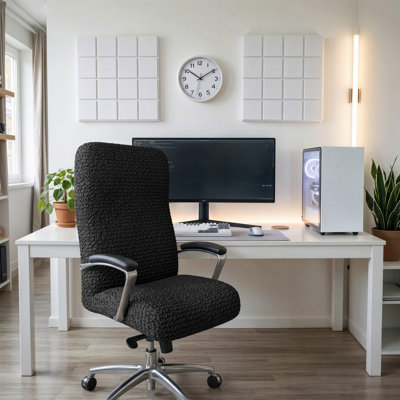 Stretchy Slipcover for Office Chair - Easy to Clean & Durable - Comfort Collection