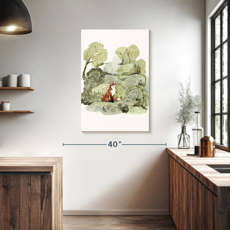 Brampt Fox Glen I, 39" H x 26" W