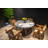 Elementi Home Verona 48" Round Space Grey Concrete Dining Table for Indoor and Outdoor Use