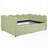 Linen Fabric Cozy Gingham Daybed with Two Storage Drawers and with USB Port and Adorable Wave Shaped-1263608801-1263608813
