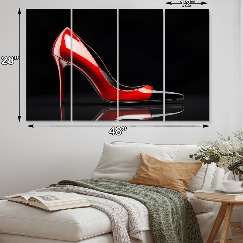 Fashion High Heels Sleek Silhouette II - Ensemble de décoration murale Fashion