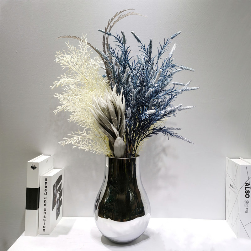 Ensemble de fleurs simulées
