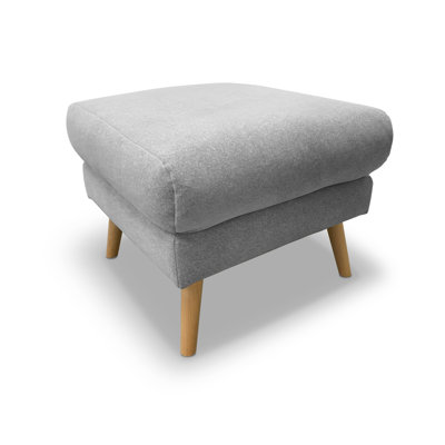 Rock 66Cm Wide Square Footstool Ottoman
