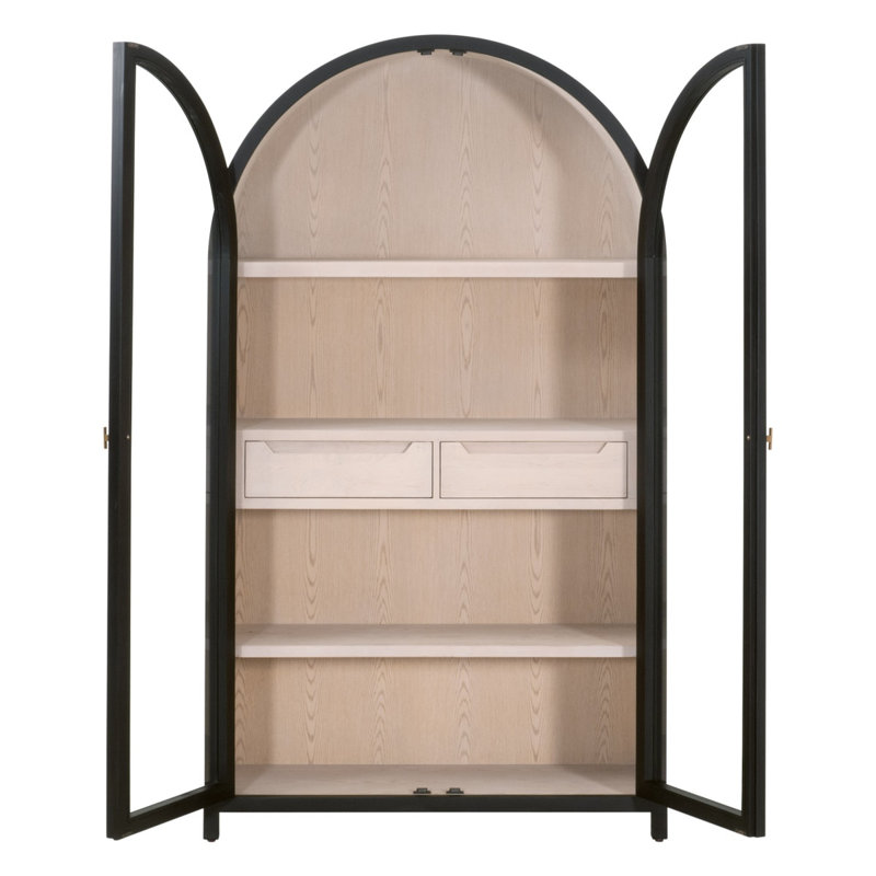 Toulouse Wood Glass Display Cabinet