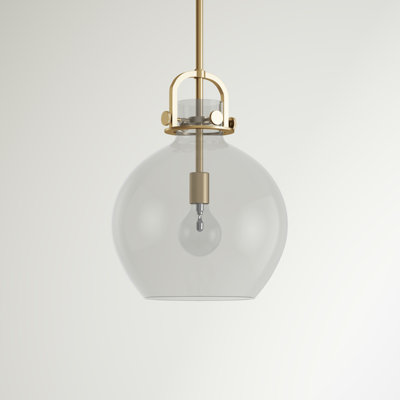 Luminaire suspendu sphère 1 lumière Borgen