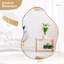 Demetrias Metal Irregular Mirror