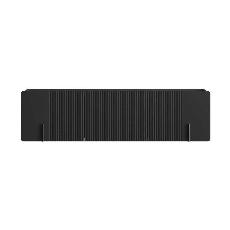 Cronenbold Unfinished TV Stand for TVs up to 55", Black