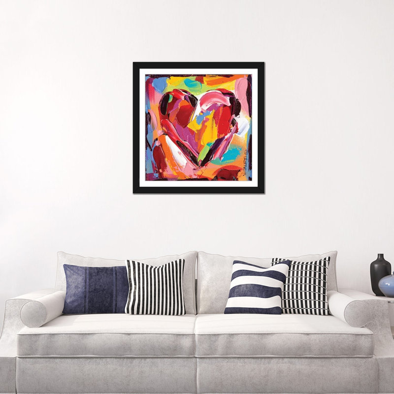 «Colorful Expressions I» par Carolee Vitaletti, impression sur toile tendue, H 26 po x l 26 po x P 1,5 po
