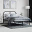 vidaXL Metal Bed Frame Bedroom Bed Base Bedstead Metal Matress Foundation-1175688185-1175688188