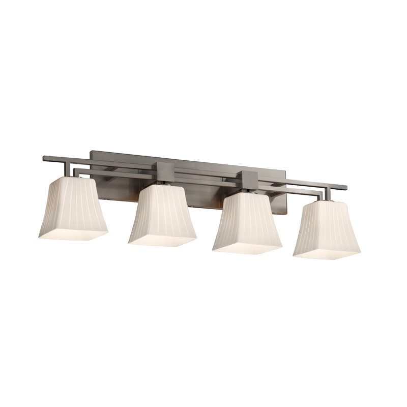 Carolsue 4 - Light Vanity Light, Opal, Dark Bronze