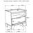 Oak 1-drawer Nightstand