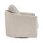 Fauteuil pivotant moderne, revêtement en cuir taupe, confort luxueux, meuble en bois massif, 1 pièce-1115553647