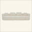 Canapé modulaire modulaire de 137,8 po sans os rembourré pour le salon-130038870