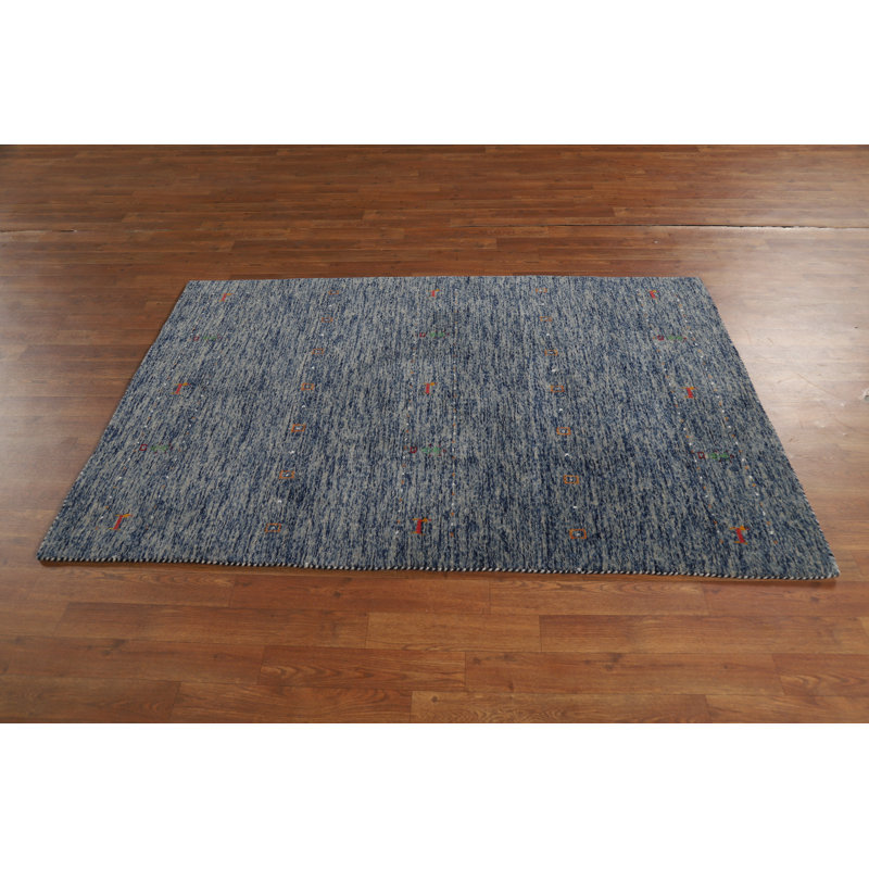 Tapis tribal bleu Gabbeh