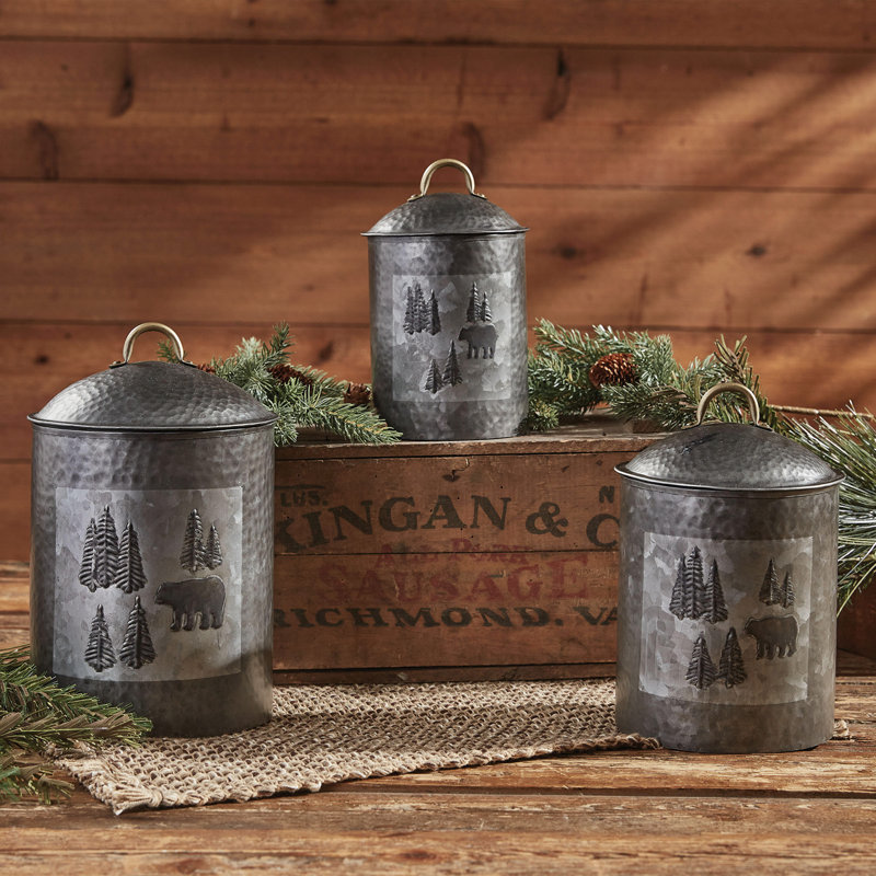 Metal Canister - Set of 3