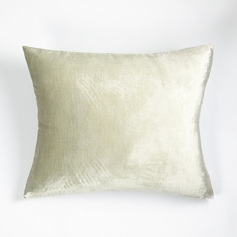 Lia Cotton Blend Pillow Sham, Standard, Sea Glass
