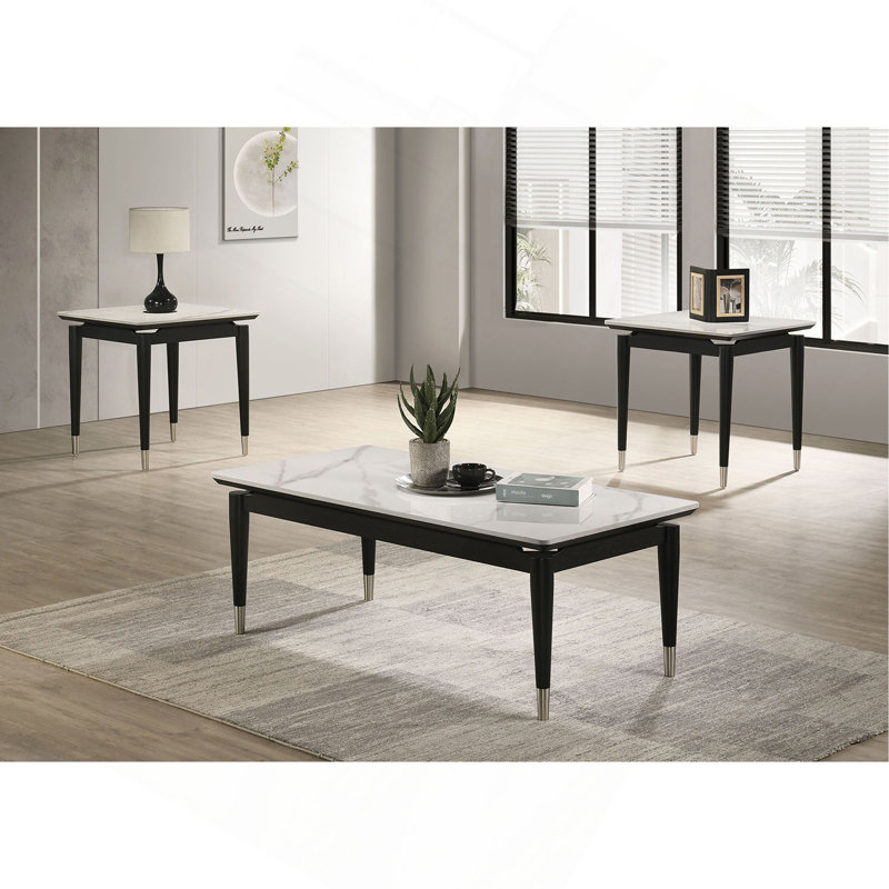 Ensemble 3 pièces de table de style contemporain
