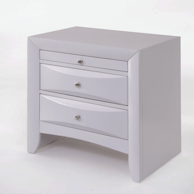 Houchins 2 - Drawer Nightstand, White