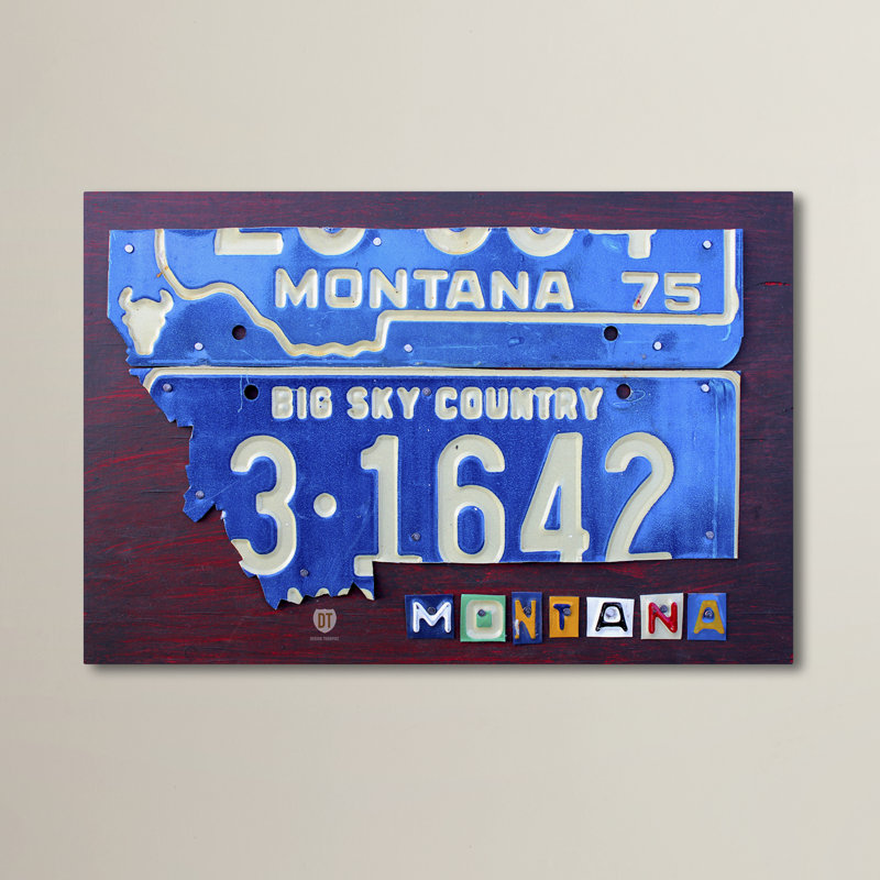 Montana, impression sur toile tendue, H 30 po x l 47 po x P 2 po