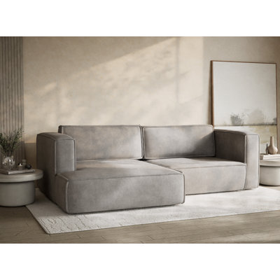 Four-Seater Corner Sofa With Bed Function