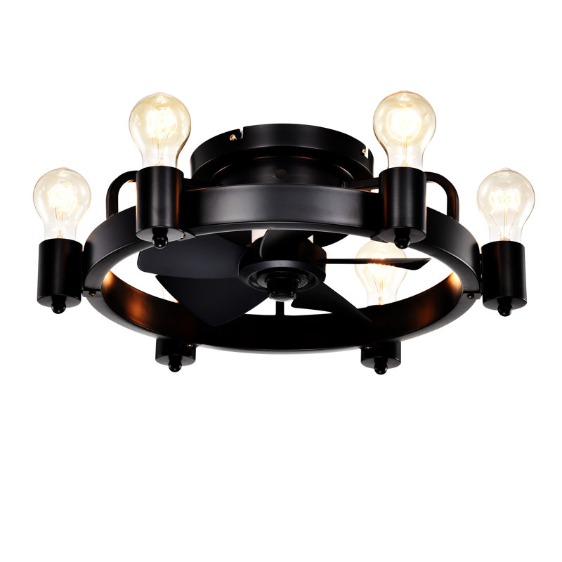 19.5''  Industrial  Ceiling Fan With Remote Control