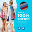 Serviettes de plage Brooksley | Serviettes de piscine absorbantes 30 po x 60 po (ensemble de 6)