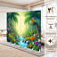 6 panneaux paravents pliables Paravents multicolores Jungle tropicale colorée Cascade d'écrans Toile Séparateur de pièce Paravent de protection autoportant Cloison d'intimité-133757701-133757703