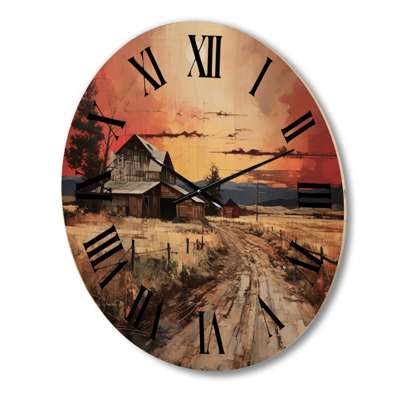 Horloge murale Barns, Grand