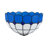 Hanson Glass Semi Flush Mount