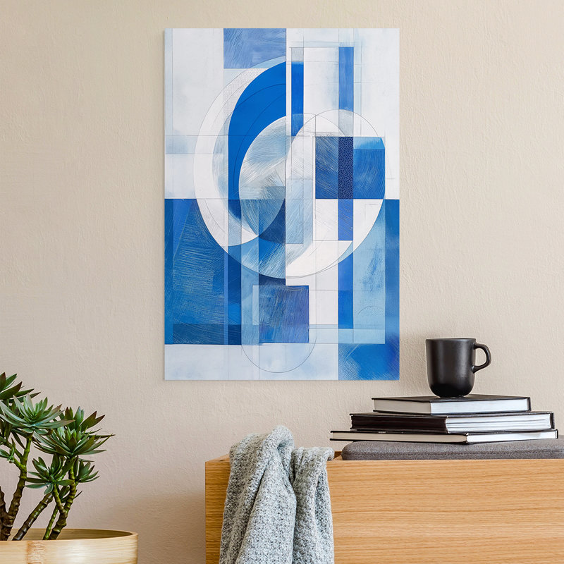 ABSTRACT Series XCV - Impression sur toile seulement - NON CADRE, 12" H x 8" W